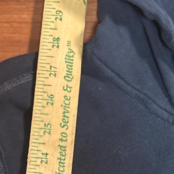 Vintage Hollister Navy Blue Full Zip Up Hoodie Size Mens Large - Picture 2 of 5